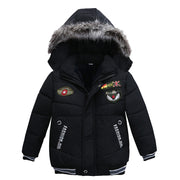 Boys Long Sleeve Hooded Cotton Jacket