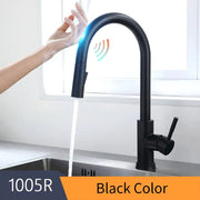 1005-Black Kitchen Smart Touch Faucets