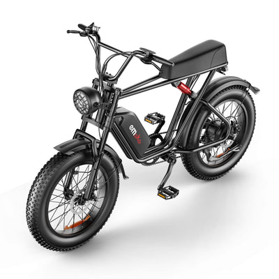 20A Black Electric Bike Black C91 20 Inch 20A Black Electric Bike