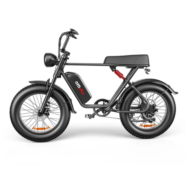 20A Black Electric Bike Black C91 20 Inch 20A Black Electric Bike