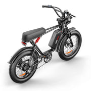 20A Black Electric Bike Black C91 20 Inch 20A Black Electric Bike