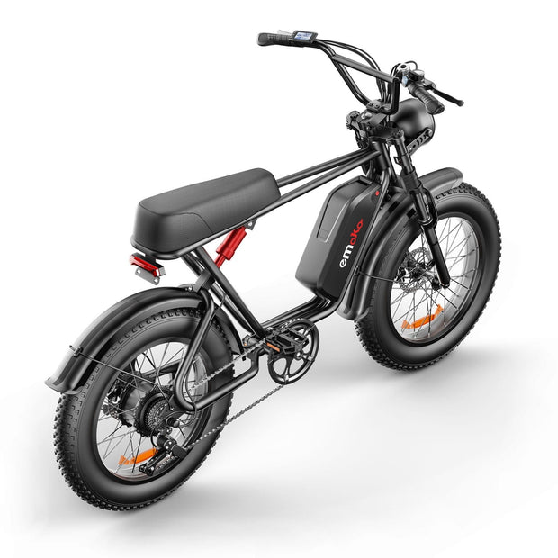 20A Black Electric Bike Black C91 20 Inch 20A Black Electric Bike