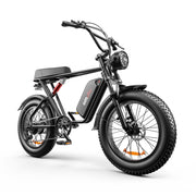 20A Black Electric Bike Black C91 20 Inch 20A Black Electric Bike