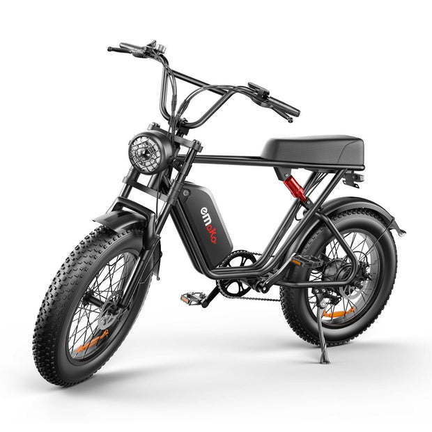 20A Black Electric Bike Black C91 20 Inch 20A Black Electric Bike