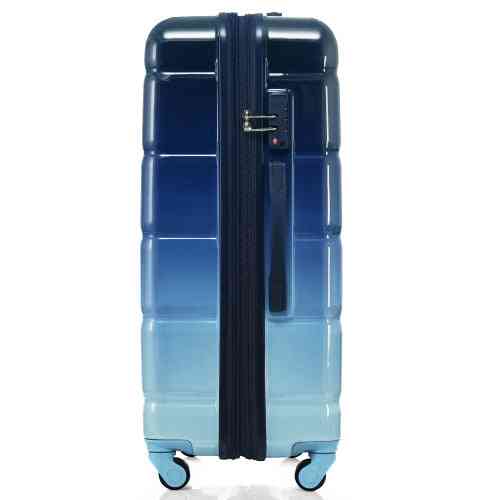 3-piece Luggage Blue 3-piece Luggage 20 Inches With USB Port