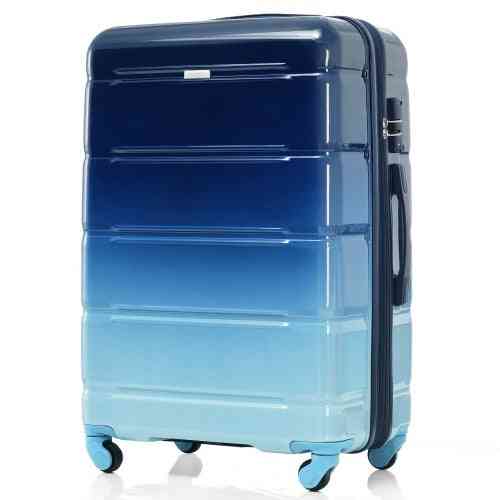 3-piece Luggage Blue 3-piece Luggage 20 Inches With USB Port