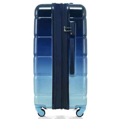 3-piece Luggage Blue 3-piece Luggage 20 Inches With USB Port