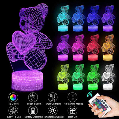 3D Lamp Acrylic USB LED Night Lights Neo 3D Lamp Acrylic USB LED Night Lights Neon Sign Lamp