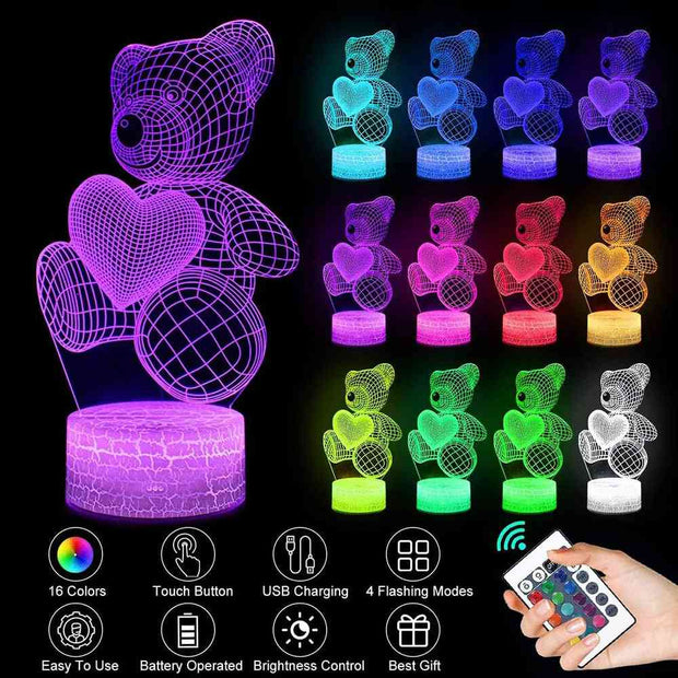 3D Lamp Acrylic USB LED Night Lights Neo 3D Lamp Acrylic USB LED Night Lights Neon Sign Lamp