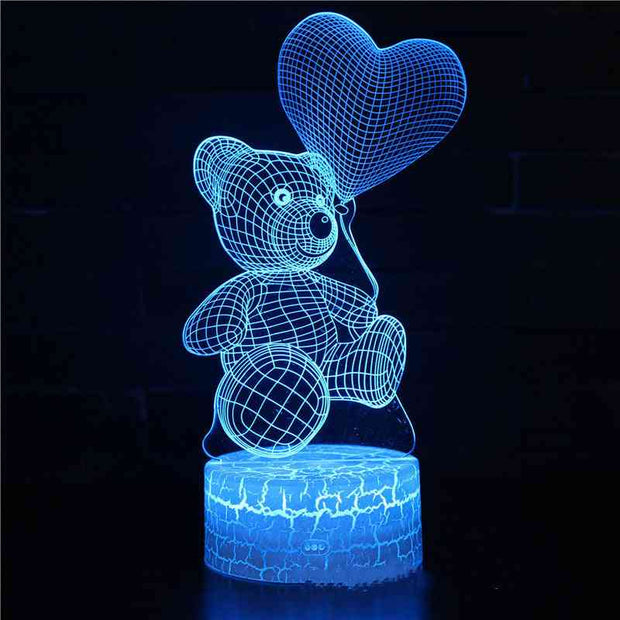 3D Lamp Acrylic USB LED Night Lights Neo 3D Lamp Acrylic USB LED Night Lights Neon Sign Lamp