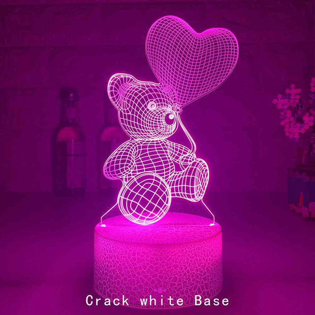 3D Lamp Acrylic USB LED Night Lights Neo 3D Lamp Acrylic USB LED Night Lights Neon Sign Lamp