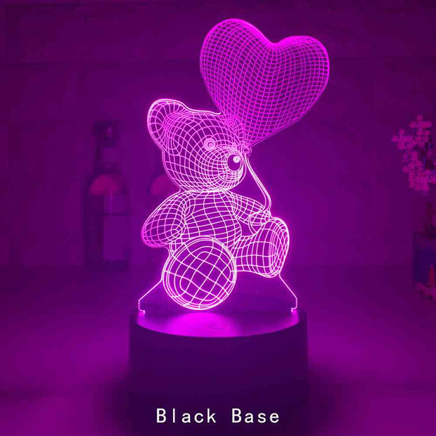 3D Lamp Acrylic USB LED Night Lights Neo 3D Lamp Acrylic USB LED Night Lights Neon Sign Lamp