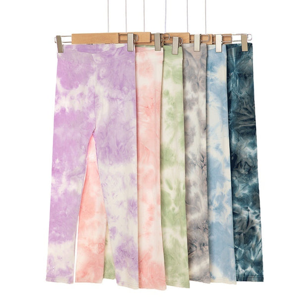 Girl's Tie-dyed Leggings