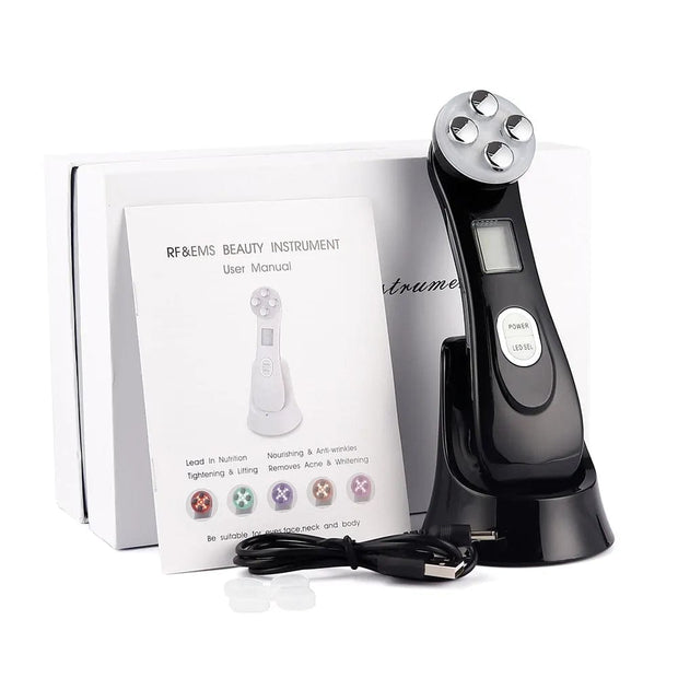 Black with Box Skin Care Face Massager