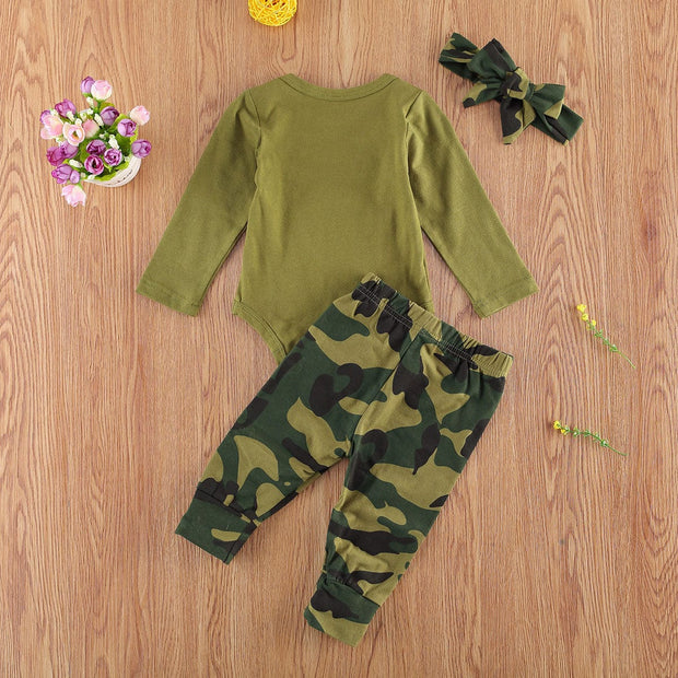 Camouflage Printed Children Set Camouflage Printed Children Set