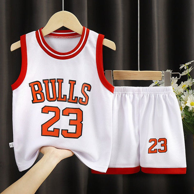 Childrens Sports Children's Clothing Sports Basketball Wear Children's Clothing Boys' Suit