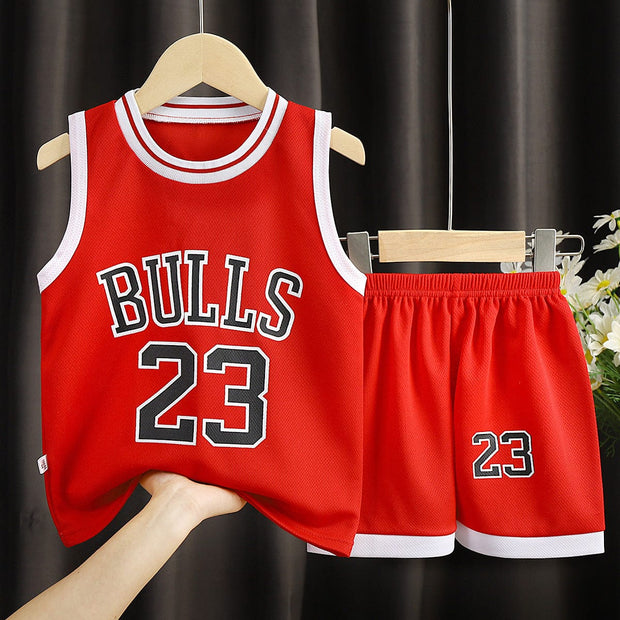 Childrens Sports Children's Clothing Sports Basketball Wear Children's Clothing Boys' Suit