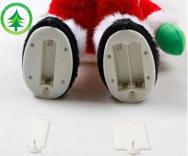 Christmas Decorations Electric Santa Twe English / Red / 16x12x46CM Christmas Decorations Electric Santa Twerking