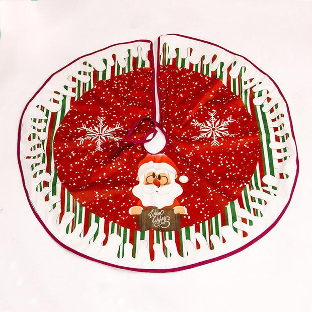 Christmas tree skirt Red 5 / 90 cm Christmas tree skirt