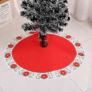 Christmas tree skirt Red E / 90 cm Christmas tree skirt