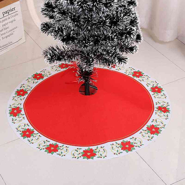 Christmas tree skirt Red E / 90 cm Christmas tree skirt