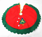 Christmas tree skirt Red F / 60 cm Christmas tree skirt