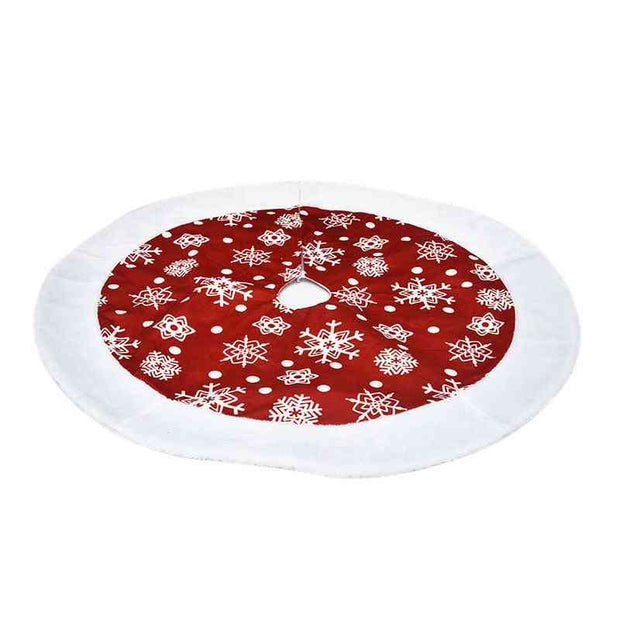 Christmas tree skirt Red J / 100 cm Christmas tree skirt