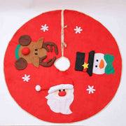 Christmas tree skirt Red K / 100 cm Christmas tree skirt