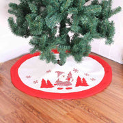 Christmas tree skirt WhiteRed 1 / 90 cm Christmas tree skirt