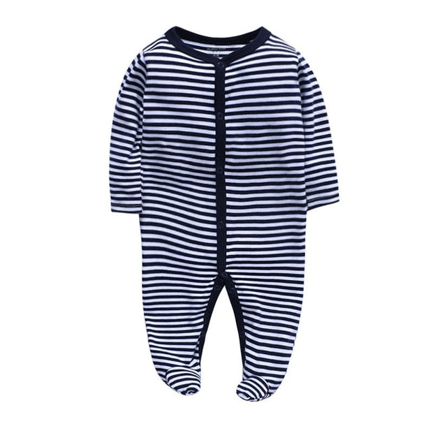 Cotton one-piece baby clothes 12m / Blue Cotton one-piece baby clothes