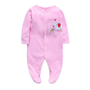 Cotton one-piece baby clothes 12m / Elephant Cotton one-piece baby clothes