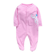 Cotton one-piece baby clothes 12m / ElephantA Cotton one-piece baby clothes