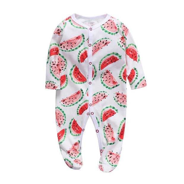 Cotton one-piece baby clothes 12m / Watermelon Cotton one-piece baby clothes