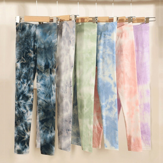 Girl's Tie-dyed Leggings