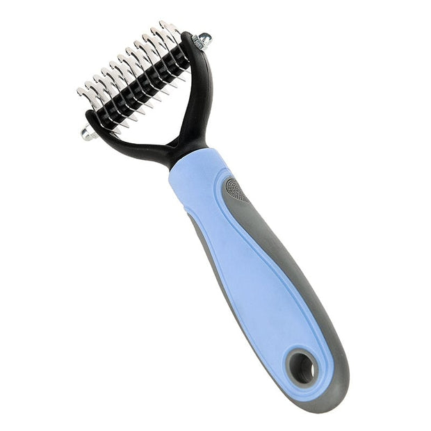 Dog Hair Brush Blue / L Dog or Cat Hair Brush