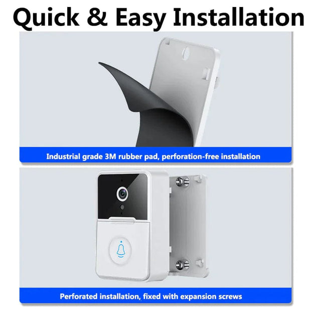 Doorbell Intercom Video Camera Wireless Security Smart WiFi Doorbell Intercom Video Camera Door Ring Bell Chime