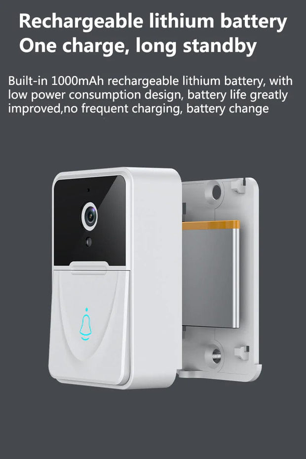 Doorbell Intercom Video Camera Wireless Security Smart WiFi Doorbell Intercom Video Camera Door Ring Bell Chime