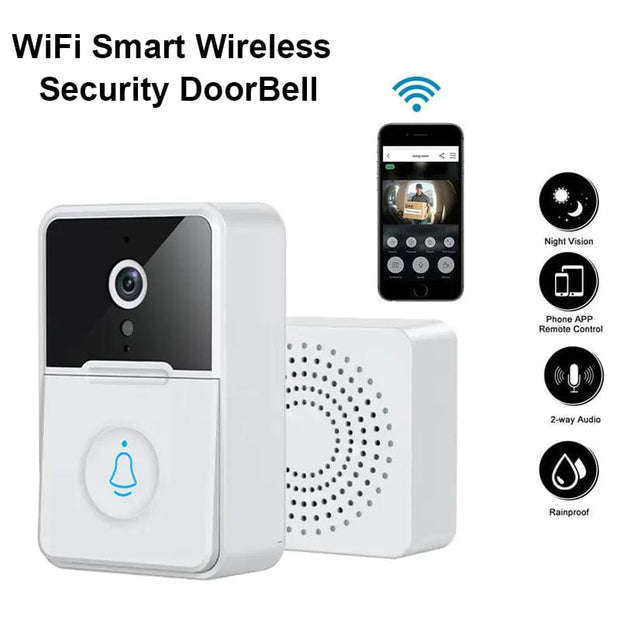 Doorbell Intercom Video Camera Wireless Security Smart WiFi Doorbell Intercom Video Camera Door Ring Bell Chime