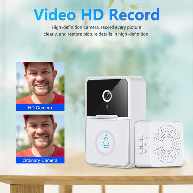 Doorbell Intercom Video Camera Wireless Security Smart WiFi Doorbell Intercom Video Camera Door Ring Bell Chime