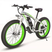 Electric Bicycle Green / AU Electric Bicycle Lithium Tram Snow Electric Mountain Bike 21 Speed