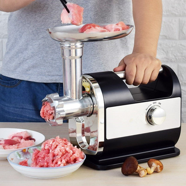 Electric Meat Grinder Matte Black / 110V US Home Electric Meat Grinder