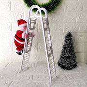 Electric Santa Claus Climbing Ladder Double ladder Electric Santa Claus Climbing Ladder