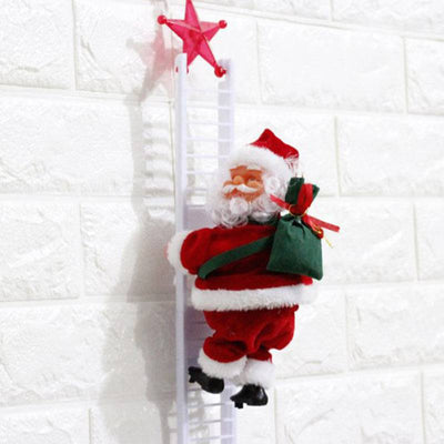 Electric Santa Claus Climbing Ladder Electric Santa Claus Climbing Ladder