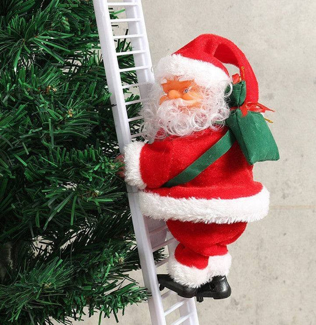 Electric Santa Claus Climbing Ladder Electric Santa Claus Climbing Ladder