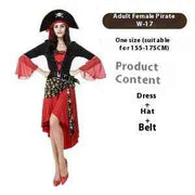 Girl Halloween costumes Adult female pirate W17 / One size Girl Halloween Costumes