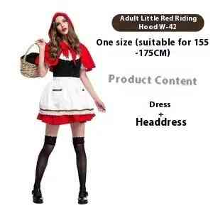 Girl Halloween costumes Adult Red Hat W42 / One size Girl Halloween Costumes