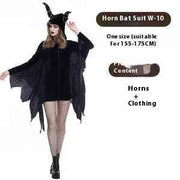 Girl Halloween costumes Horned bat W10 / One size Girl Halloween Costumes