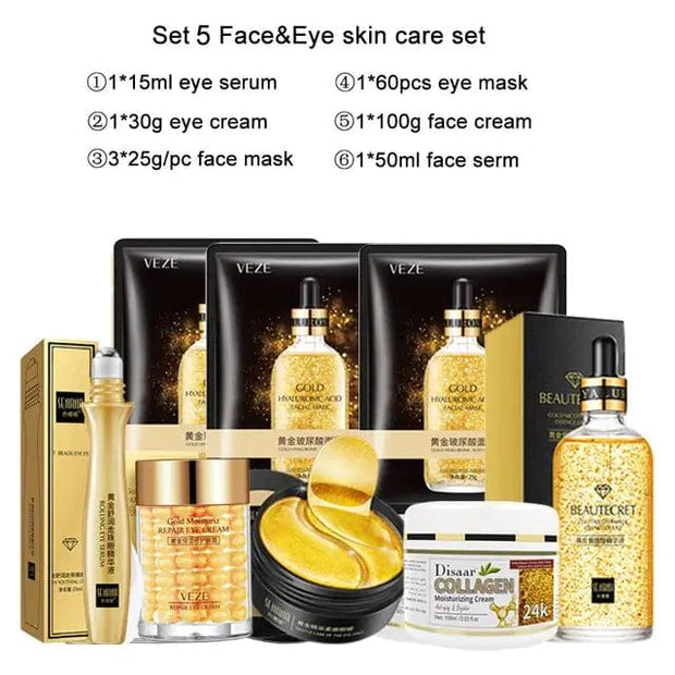 Gold2 / 6 Pieces Facial Skin Care Mask