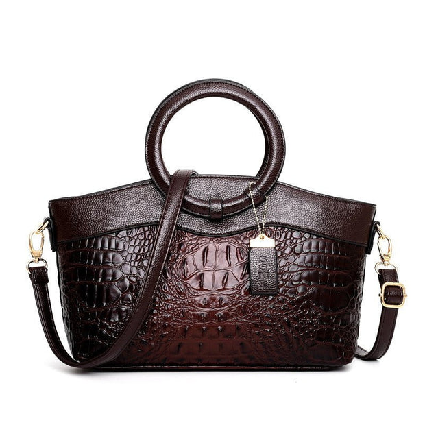 Gykaeo Luxury Handbags Brown Gykaeo Women Luxury Handbag