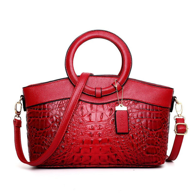 Gykaeo Luxury Handbags Red Gykaeo Women Luxury Handbag